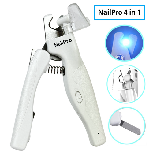 NailPro 4 in 1 LED-kynsileikkuri