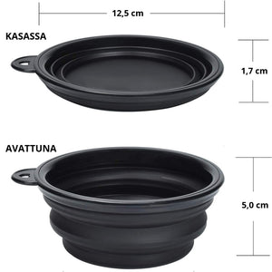 Kokoontaitettava juoma-/ruokakulho
